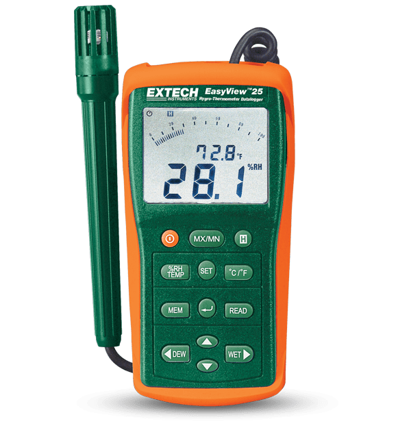 Support for Extech EA25 EasyView™ Hygro-Thermometer and Datalogger ...